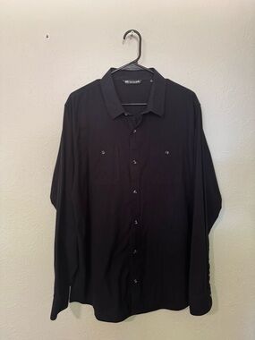 Travis Mathew Long Sleeve Black Shirt Size XL